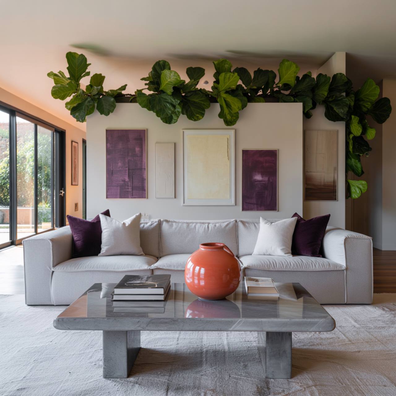 Modern living room interior design